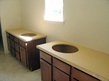 The master bathroom.