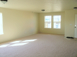 The living room from the back.