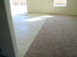 View into the kitchen/family room.