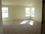 The master bedroom from the doorway.