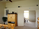 The front of the master bedroom.