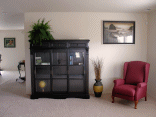 The back of the living room.