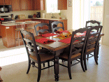 The dining room table.