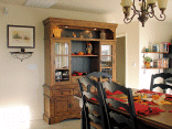 The china hutch.