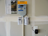 The timer system for the sprinklers.