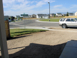 View of the front yard from the porch.