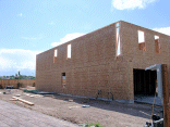 Side view of upstairs bedrooms windows.