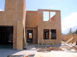 Front windows into loft.