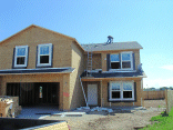 Front view of shingles.