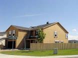 Front right with shingles.