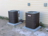 They also installed the AC compressors today...one for each level.